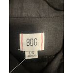 BDG ‎ Urban Linen Souvenir Button-Down Shirt Black Size L Photo 8