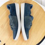 Skechers Madison Ave Curtsied Rhinestone Bow Slip On Sneaker Blue 7 Photo 4