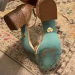 Betsey Johnson Gold shimmer heels Photo 2
