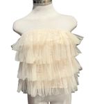 Sunday in Brooklyn Anthropologie  Strapless Layered Tulle Top Size Small NWT Photo 5