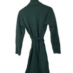 Frank & Eileen Willa Long Sleeve Triple Fleece Wrap Dress in evergreen sz M Photo 4