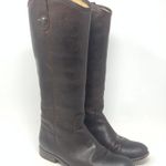 Frye  Melissa Button Soft Vintage Riding Boot Brown Photo 3