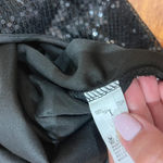 One Shoulder Sequined Bodysuit Black Size L Photo 3