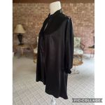 Anne Klein  Black Satin 3/4 Sleeve Tunic Top 1X Photo 7