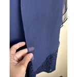 Covington  Women's Chiffon & Lace Shift Dress Classic Knee Length Size 14 Photo 6