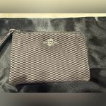 Coach  Jacquard Corner Zip Wristlet in Black and Gray Photo 4
