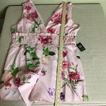 EXPRESS  Floral Romper Women Sz. XL/16-18 NWT Embellishment sequin Flowers Photo 8