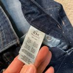 Rebecca Minkoff RM  Denim Jeans Size 10 Embellished Dark Wash Stretch Crystal Std Photo 3