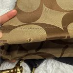 Coach y2k  Black Brown Carly Large Hobo Signature Shoulder Bag Purse Photo 14