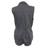 Caslon  Petite XS dark blue grey utility vest cotton blend versatile styling NWOT Photo 7