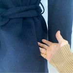 Club Monaco wool blend coat in dark Navy Photo 8