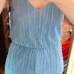 Riff Raff Light Blue Textured Romper   Photo 0