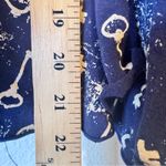 Effie’s Heart Blue Key Print Circle Skirt Women XL Retro Pinup Rockabilly Modest Photo 6