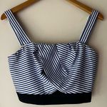 Anthropologie Mare Mare SG striped cropped sleeveless blouse Women’s SIZE LARGE Photo 0