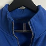 FREE PEOPLE Movement For The Win Logo Half Zip in Blue Size Medium Photo 4