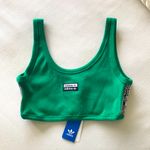 Adidas  Logo Tape Bra / Crop Top, NWT, Size Large Photo 3