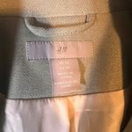 H&M  Womens Blazer Jacket XS Sage Green‎ Button Front Career Business Casual Photo 1