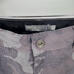 prAna Jogger Pants Womens 6 Gray Camo Print Nylon Blend Pockets Photo 2