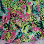 Tommy Bahama  GOLF UPF 50 NEON PINK BOTANICAL HAWAIIAN LEAF PRINT LONG SLEEVE M Photo 6