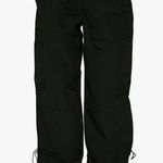 NEW parachute cargo pants Black Size M Photo 0
