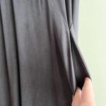 Anthropologie Dolan Left Coast V-Neck Long Sleeve Swing Pocket Dress in Grey, XS Photo 8