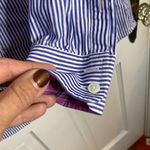 Vineyard Vines  Women’s Poplin Flannel Accents Combo Button-down Shirt W-279 Sz 4 Photo 4