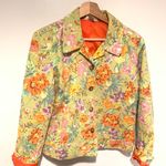 Coldwater Creek Woman’s  Floral Blazer Jacket Petite Size Medium Photo 7