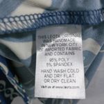 Leota Compass Rose Blue Faux Wrap Short Sleeve Dress S Photo 6