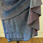 Blondie Nites Vintage 90s  Caged Back Cosmic Sparkle BodyCon Cocktail HoCo Dress Photo 5