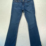 True Religion Women's Blue Jeans Size 30 Becky Flap Pockets Stretch Photo 0
