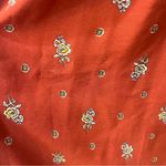 Boutique maxi dress floral size small rust Photo 4