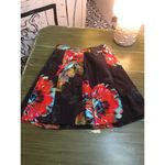 Trina Turk  NWOT Women's Brown Floral Bright Blouson Skirt - Size 6 Photo 2