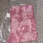 Susan Graver SG Sport Regular Printed Contour Knit Crop Leggings Dusty Rose Photo 3