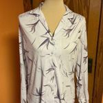 Vtg 70s bird of paradise polyester top Size 14 Photo 8