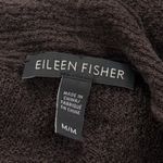 Eileen Fisher  Size M Brown 100% Organic Linen Open Front Cardigan Sweater Photo 1