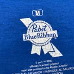 Pabst Blue Ribbon Racing Team Est 1844 Beer Promo T-Shirt M  Photo 3