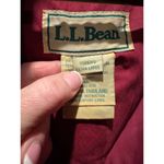 L.L.Bean Vintage Red Burgundy Goose Down Parka Coat removable hood size XL Photo 10