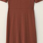 Garnet Hill  Easy Wrap Knit Dress Brown Comfort Chic Capsule Stretch M Photo 1