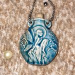 One of a kind jar necklace Blue Photo 6