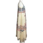 Anthropologie 4 Geisha Designs Sheer Printed Maxi Dress Glacia Gown Tulle Photo 2