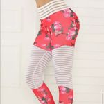 Banded Scrunch Bum Floral Pink Yoga Pants Sexy Size undefined Photo 41
