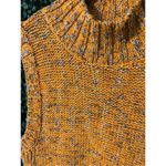 Anthropologie By Sunrise Sweater Tank Vest Womens Large Chunky Knit Mock Design Photo 3