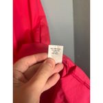 Estelle and Finn Popover Short Sleeve Midi Dress Pink Size Large Preppy Travel Photo 9