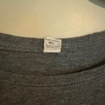 "Trap Queen" Funny Graphic Crop Top Gray Size M Photo 3