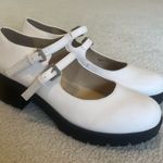 Urban Outfitters Women's White Mary Jane Shoes Photo 0