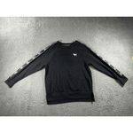 Victorias Secret Pink Sweatshirt Women XS Oversized‎ Graphic Fleece Rainbow Dog Gray Photo 1