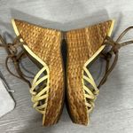 Prada • woven wedge strappy open toe sandals Photo 6