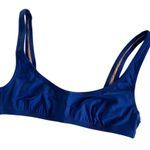 J.Crew Heritage Royal Blue Scoopneck Bikini Top Women's Swimwear Size Small NWT Photo 7