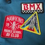 Netflix Stranger Things Backpack  Blue Tan BMX Limited School Bag Rare Loungefly Photo 14