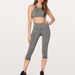 Lululemon Tied To It Sports Bra in Heathered Black Size 4 Photo 2